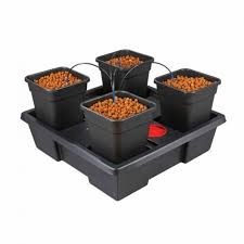 Wilma GrowSystem 4 Vasi(4x11L sistema attivo goccia goccia)