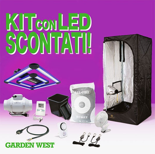 Kit 90x90x178 Con LED ATS PRO 300W Lumatek