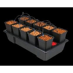 Wilma GrowSystem 10 Vasi(10x6,5L sistema attivo  goccia goccia)